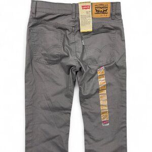 Levi’s Slim Fit Tapered Leg Gray Boys Pants Jeans 16 Reg W 28 x L 28 NEW
